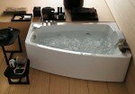 ALBATROS. Ассиметричная ванна Kalima 160*100 см